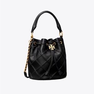 Tory Burch Black Quilted Shoulder Bag
